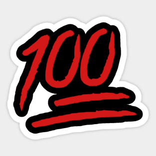 Keep it 100 Sticker